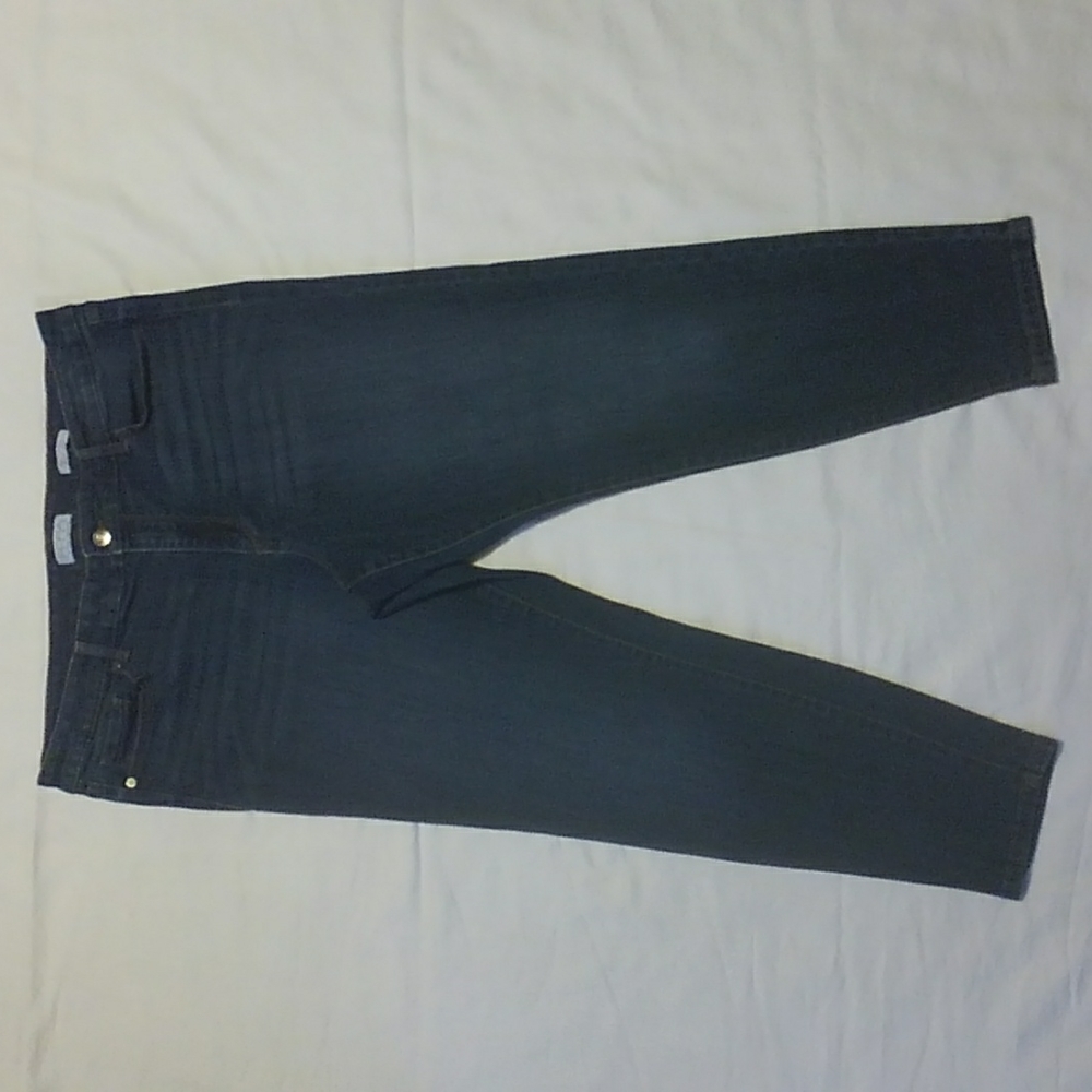 Sofia Vergara Skinny Ankle Hi-Rise Denim Blue Jeans 16